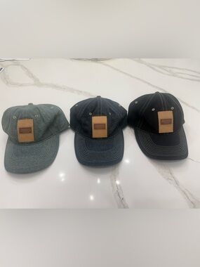 Snoop Dogg Denim Caps with Leather Patch - 3 shades.